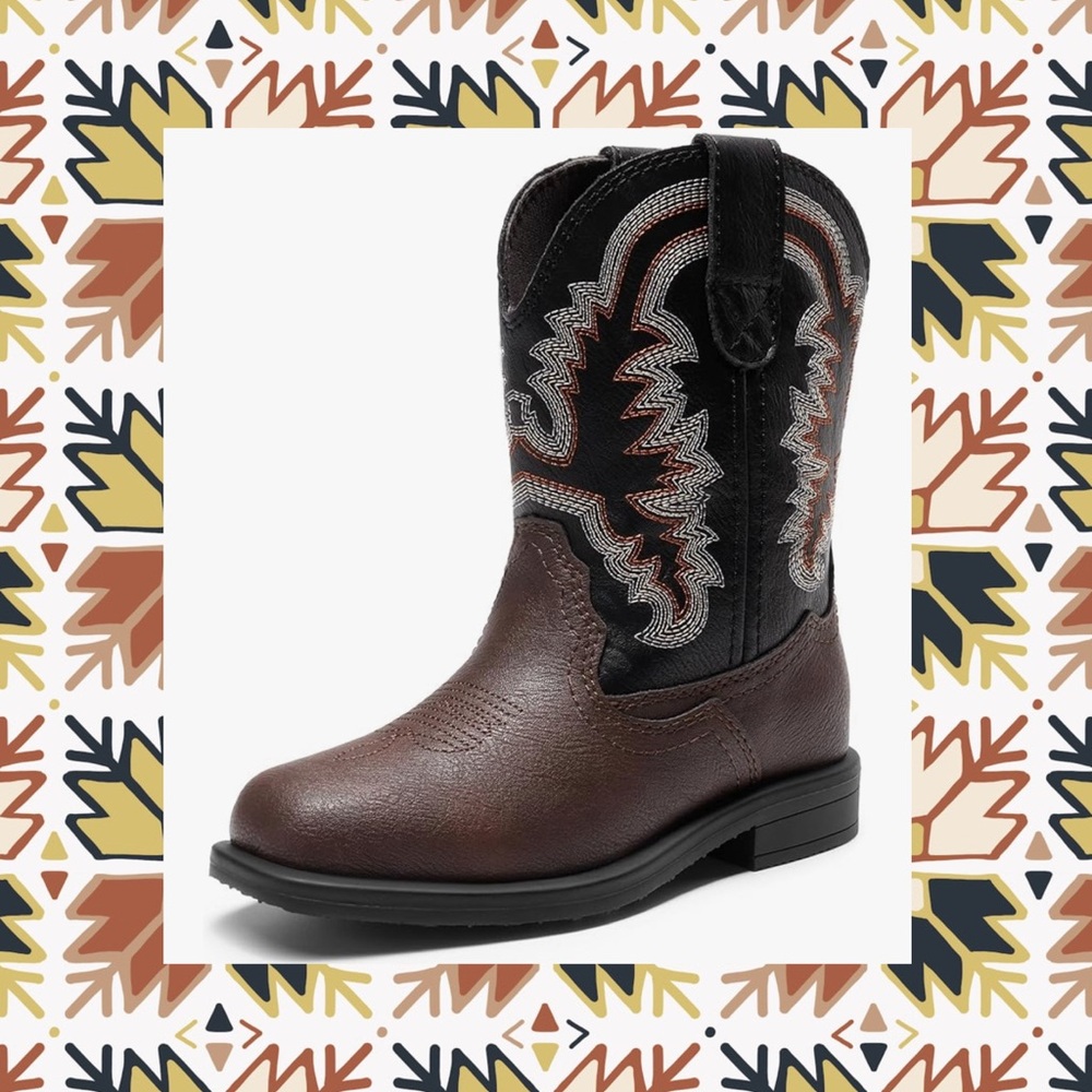 New in Box! 🥾 Little Boys Cowboy Boots Mid Calf Boots SIZE 12